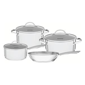 سرویس قابلمه و تابه استیل 7 پارچه ترامونتینا مدل Una