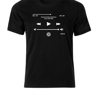 تی شرت مردانه طرح موزیک کد 34002 