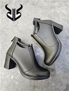 نیم بوت زنانه کلاسیک چهارفصل رنگ مشکی