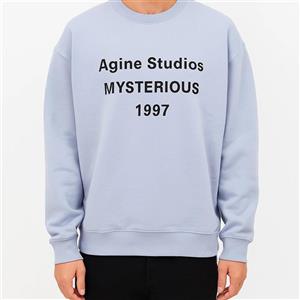 دورس یقه گرد طرح دار آبی آسمانی | سه نخ تو کرکی، باکسی | استایل کژوال و شیک 2025