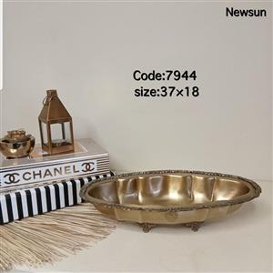 آجیل خوری هندی برنج نیوسان مدل برگ کد 7944 