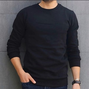 دورس مشکی ساده بیسیک مردانه پارچه گرم بالا با تضمین