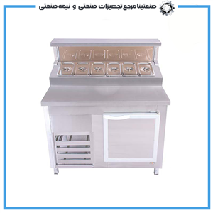 تاپینگ پیتزا 120 سانتی متری استیل