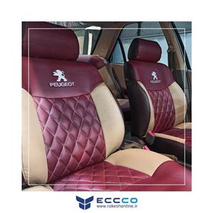 روکش صندلی پژو 405 قدیم مدل الماس برند eccco کد P811