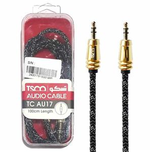 کابل AUX تسکو مدل TC AU17 طول 1 متر (با گارانتی 6 ماهه توسن سیستم شرق)