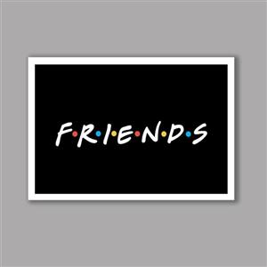 تابلو مدل سریال فرندز Friends کد LA-G10813مدل 2