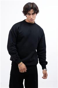 دورس یقه گرد مشکی مردانه کیفیت پرمیوم لوکس  - گردباف سه نخ