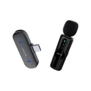 میکروفن یقه ای بیسیم شارژی  Green Lion GM-76X Microphone 3 In 1 Type-c lightning USB ANC