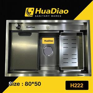 سینک باکسی دوپله هوادیائو سایز 80 دودی
