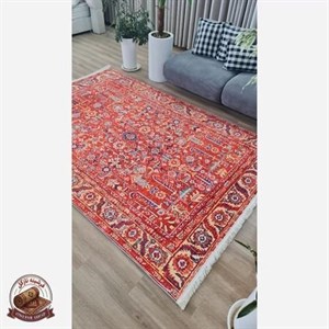 فرشینه طرح سنتی لاکی 12 متری | جنس رویه مخمل ترک | زیره استُپ دار ( ضد لغزش) O152