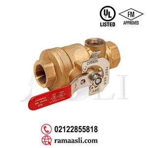 شیر تست و درین UL دار (Test and Drain valve) برند Flowcom