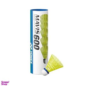 توپ بدمینتون یونکس Yonex MAVIS 600 بسته ۶ عددی رنگ فسفری