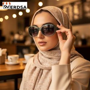 عینک آفتابی زنانه لنز دودی طرح جوایز کد 1598 سه تا بخر سه تا ببر