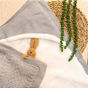 پتو بافت نوزاد طرح چیکو ایتالیا