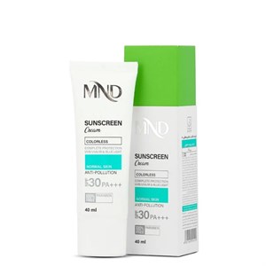 کرم ضد آفتاب با فاکتور حفاظتی 30 (SPF 30) ام ان دی مناسب پوست معمولی