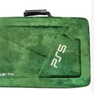 کیف PS5 Slim/Pro - رنگ سبز مخمل(ارسال رایگان)