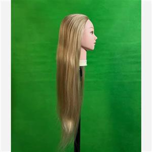 کله مانکن مو مخصوص شینیون و بافت تک رنگ