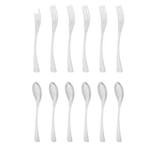 سرویس قاشق و چنگال 12 پارچه نیکولمن مدل ناپولی