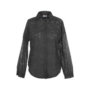 شومیز آستین بلند یقه برگردان زنانه مدل آرنیکا