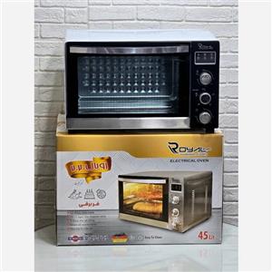 توستر 3ولومی نمایشگر 45 لیتر رویال 24ماه گارانتی 