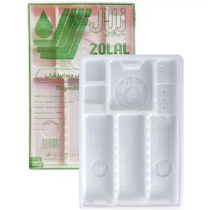 خرید سینی یکبار مصرف 500 گرمی سفید زلال | قیمت و کیفیت عالی - آذین پازار