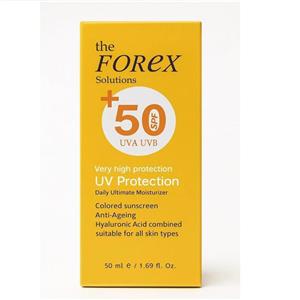 ضد آفتاب رنگی فارکس (Forex) SPF 50  | محافظت بالا با پوشش طبیعی