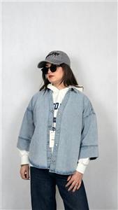 شومیز جین آستین سه ربع وستا