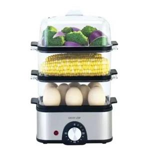دستگاه بخار پز گرین لاین Green Lion 3-Tier Egg Cooker Vegetable Steamer 500W GN3TREGGCKGY