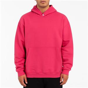 هودی باکسی صورتی | دورس سه نخ با دکمه فلزی | استایل خاص و راحت 2025