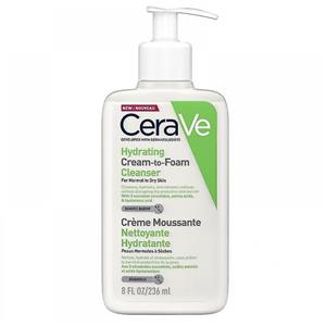 💙✨ ژل شستشو آبرسان سراوی CeraVe Hydrating Cream to Foam | پاک‌کننده عمیق بدون خشکی برای پوست خشک و حساس