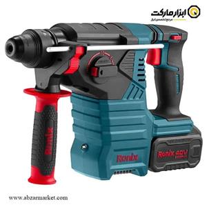 کیت بتن‌کن شارژی براشلس 40 ولت 2.4 ژول 28 میلی‌متری رونیکس مدل 8910-40V (12 ماه گارانتی)