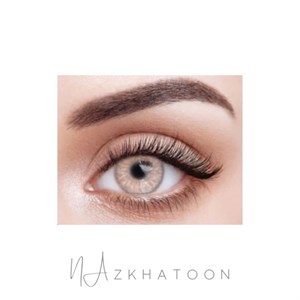 لنز رنگی چشم نیو ویژن عسلی 1 | New Vision Colored Eye Contact Lens Hazel 1
