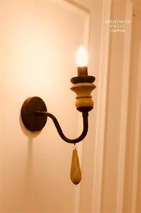 دیواری لوستر چوبی