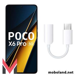 مبدل تایپ سی به جک صدا شیائومی پوکو Poco X6 Pro