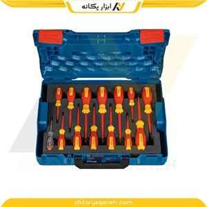 ست پیچ گوشتی ۱۴ پارچه حرفه ای بوش عایق ۱۰۰۰ ولت کد 1600A02NF9