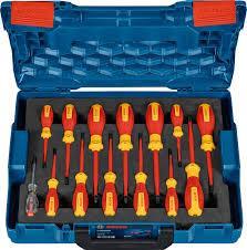 ست پیچ گوشتی ۱۴ پارچه حرفه ای بوش عایق ۱۰۰۰ ولت کد 1600A02NF9