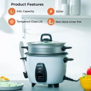 پلوپز تک کاره جیپاس مدل 4324 | Geepas Rice Cooker تضمین اصالت و سلامت