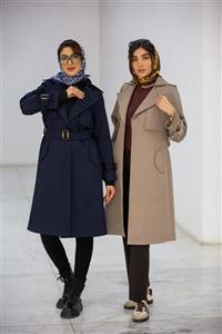 مانتو بارانی کجراه پشت چاک