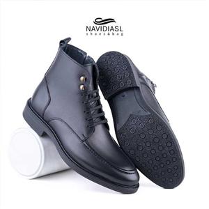 نیم بوت مردانه چرم کلاسیک کد 7022011