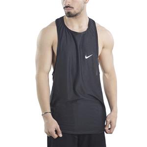 رکابی ورزشی پشت کش دار مردانه نایک مدل VHD-Dri Fit-4K0998 طوسی تیره