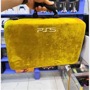 کیف حمل پلی استیشن 5 اسلیم و پرو رنگ زرد (پس کرایه )