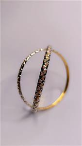 النگو نقره ایرانی آبکاری طلا | 5.58 گرم سایز 3