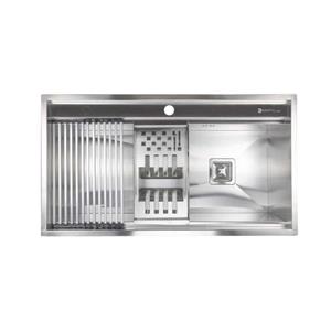 سینک ظرفشویی استیل توکار یک لگنه کمتال مدل A-90