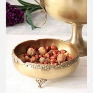 آجیل خوری هندی برنج نیوسان مدل برگ کد 7950 