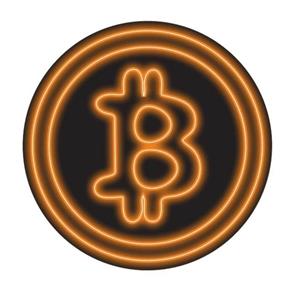تابلو نئون فلکسی طرح بیت کوین