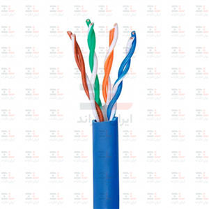 کابل شبکه لگراند Cat6 UTP تمام مس تست فلوک چنل روکش LSZH حلقه 305 متری