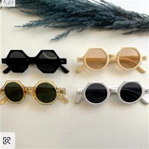 عینک آفتابی زنانه و دخترانه شش ضلعی،uv400