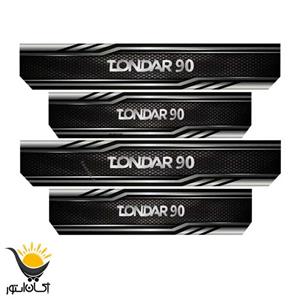 برچسب پارکابی خودرو تندر90 طرح چرم