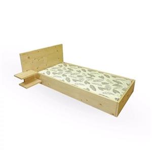 تخت خواب یک نفره چوب روس مینیمال مدل \