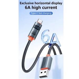 کابل شارژ USB به Type-C ترانیو مدل AC-6 طول 1.2 متر